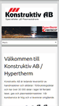 Mobile Screenshot of konstruktiv.se